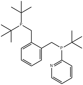 2-(叔丁基(2-((二叔丁基膦基)甲基)苄基)膦基)吡啶 结构式