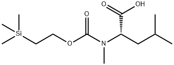 N-Teoc-N-甲基-L-亮氨酸 结构式