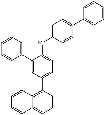 N-(5-(1-萘基)(2-联苯基))-4-联苯胺 结构式