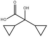 2,2-dicyclopropyl-2-hydroxyacetic acid 结构式