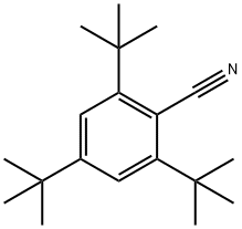 2,4,6-三叔丁基苯腈 结构式