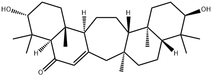 3,21-二羟基-14-山芝烯-16-酮 结构式