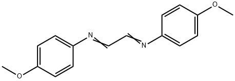 Benzenamine, N,N'-1,2-ethanediylidenebis[4-methoxy- 结构式