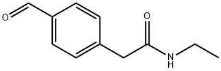 N-乙基-2-(4-甲酰基苯基)乙酰胺 结构式