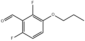 2,6-二氟-3-丙氧基苯甲醛 结构式