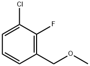 1-氯-2-氟-3-(甲氧基甲基)苯 结构式