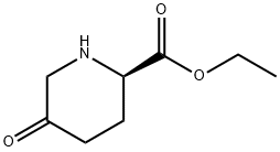 2-Piperidinecarboxylic acid, 5-oxo-, ethyl ester, (2R)- 结构式