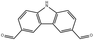 3,6-DIFORMYL-9H-CARBAZOLE 结构式