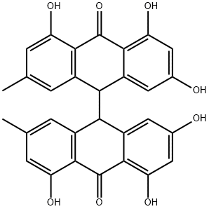 大黄素二蒽酮 结构式