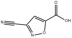 3-氰基-5-异噁唑羧酸 结构式