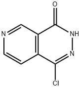 1-氯吡啶并[3,4-D]哒嗪-4(3H)-酮 结构式