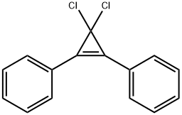 3,3-二氯-1,2-二苯基环丙烯 结构式