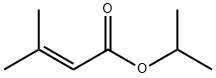 2-Butenoic acid, 3-methyl-, 1-methylethyl ester 结构式