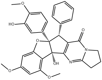 3'-Hydroxydehydroaglaiastatin 结构式