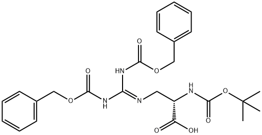 Boc-Alg(Z)2-OH 结构式