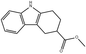 methyl 2,3,4,9-tetrahydro-1H-carbazole-3-carboxylate 结构式