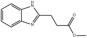 1H-Benzimidazole-2-propanoic acid, methyl ester 结构式