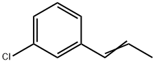 Benzene, 1-chloro-3-(1-propen-1-yl)- 结构式