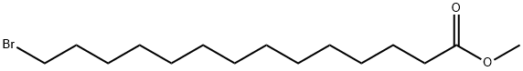 Tetradecanoic acid, 14-bromo-, methyl ester 结构式