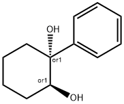 rel-(1R*)-1-Phenyl-1α*,2β*-cyclohexanediol 结构式