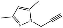 3,5-二甲基-1-(丙-2-炔-1-基)-1H-吡唑 结构式