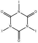 1,3,5-Triazine-2,4,6(1H,3H,5H)-trione, 1,3,5-triiodo- 结构式