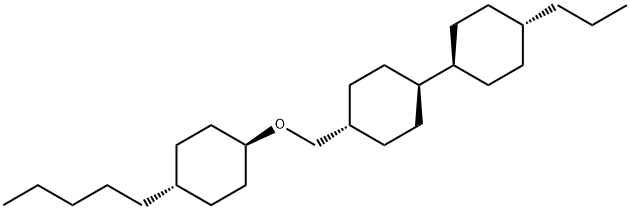 丙基双环己基甲基戊基环己基醚 结构式