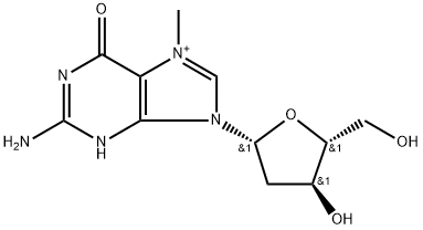 7-methyl-2-deoxyguanosine 结构式