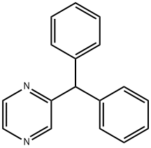 Pyrazine, 2-(diphenylmethyl)- 结构式
