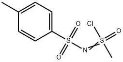 Methanesulfonimidoyl chloride, N-[(4-methylphenyl)sulfonyl]- 结构式