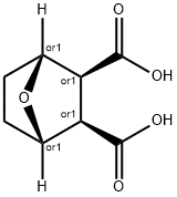 7-Oxabicyclo[2.2.1]heptane-2,3-dicarboxylic acid, (1R,2S,3R,4S)-rel- 结构式