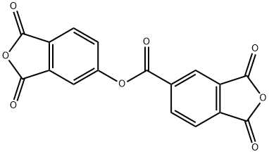 5-Isobenzofurancarboxylic acid, 1,3-dihydro-1,3-dioxo-, 1,3-dihydro-1,3-dioxo-5-isobenzofuranyl ester 结构式