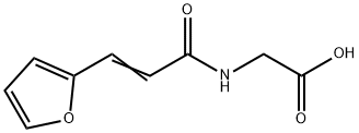 2-[3-(呋喃-2-基)丙-2-烯酰胺基]乙酸 结构式