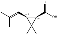 (±)顺式菊酸 结构式