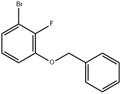 1-(Benzyloxy)-3-bromo-2-fluorobenzene 结构式