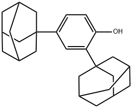 Phenol, 2,4-bis(tricyclo[3.3.1.13,7]dec-1-yl)- 结构式