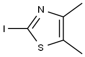 2-碘-4,5-二甲基噻唑 结构式