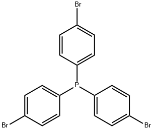 三(4-溴苯基)膦 结构式