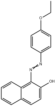 2-Naphthalenol, 1-[2-(4-ethoxyphenyl)diazenyl]- 结构式