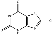 2-氯噻唑并[4,5-D]嘧啶-5,7(4H,6H)-二酮 结构式