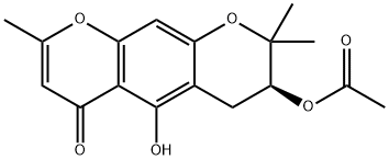 3-O-乙酰基亥茅酚 结构式