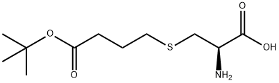 S-丁酸叔丁酯-L-半胱氨酸 结构式