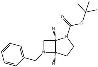 (1R,5R)-2,6-二氮杂双环[3.2.0]庚烷-2-羧酸叔丁酯 结构式