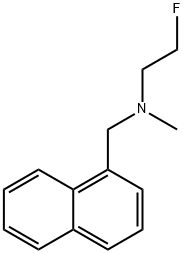 1-Naphthalenemethanamine, N-(2-fluoroethyl)-N-methyl- 结构式