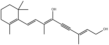 11,12-Didehydro-7,10-dihydro-10-hydroxyretinol 结构式