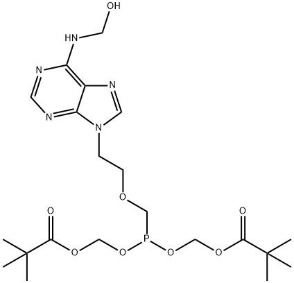 阿德福韦酯N6羟甲基杂质 结构式