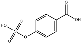 p-Carboxyphenyl sulfate 结构式