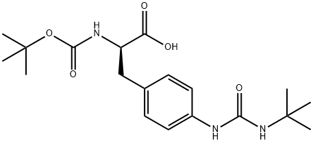 Boc-D-4Aph(tbuCbm)-OH 结构式