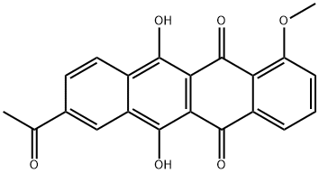 Dianhydrodaunomycinone 结构式