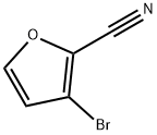3-溴呋喃-2-甲腈 结构式